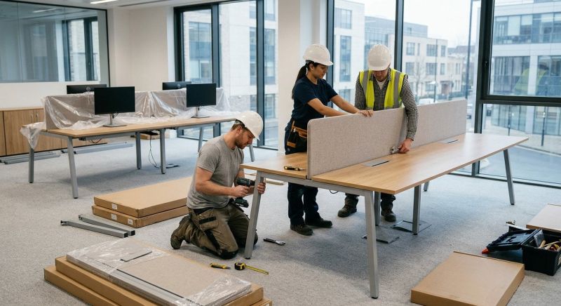 Office Desk Assembly in Overland Park, KS