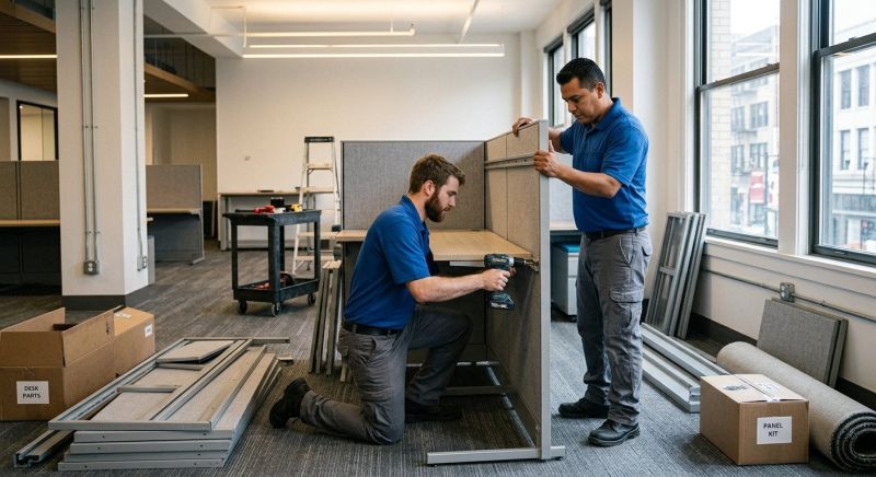Office Desk Assembly in Olathe, KS